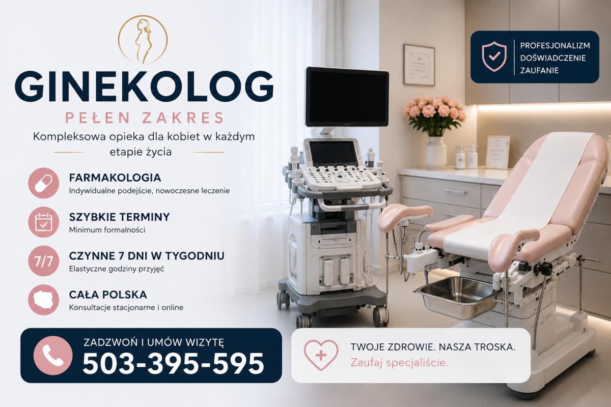 Ginekolog Częstochowa szybkie wizyty pełna pomoc 24h