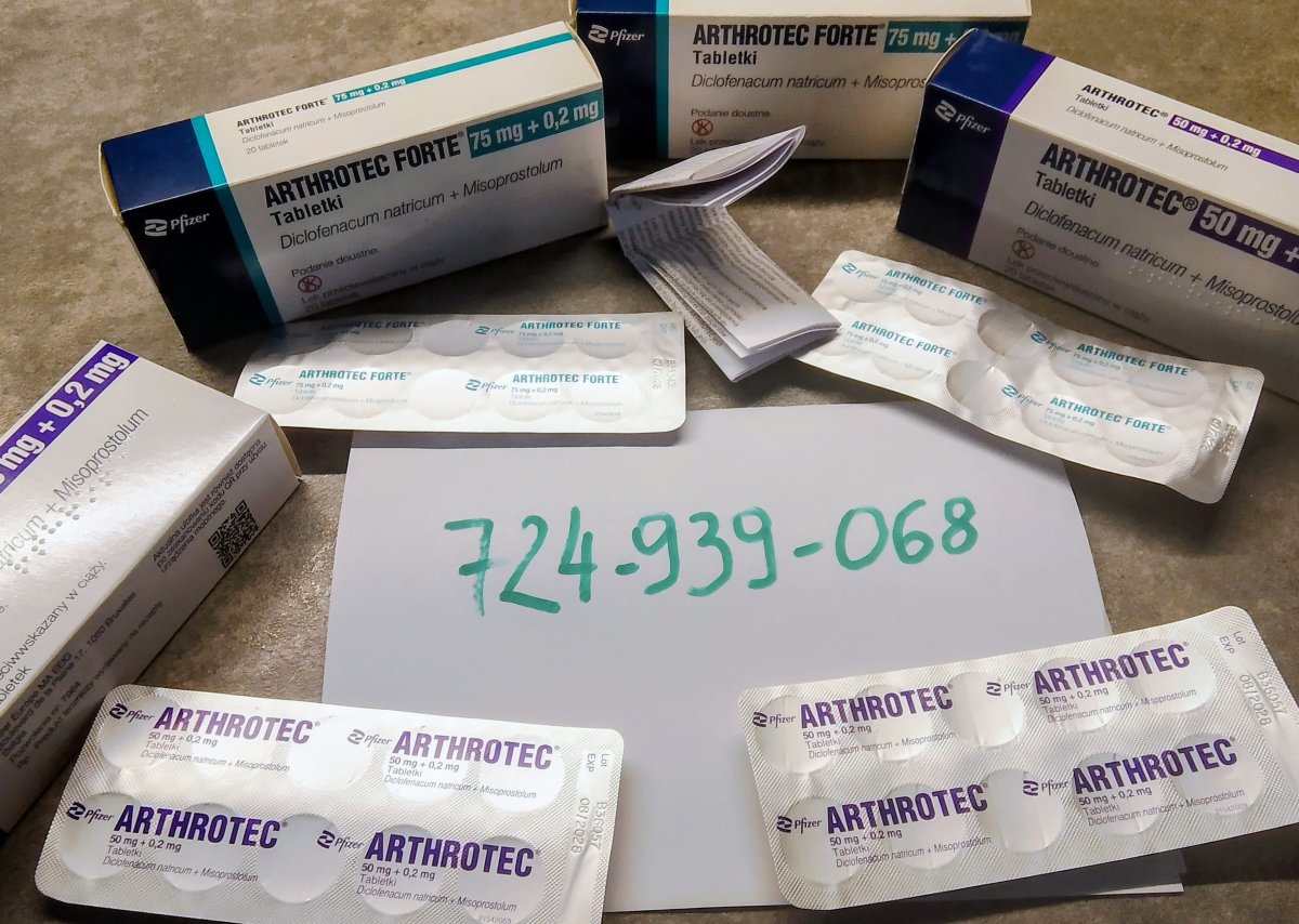 Arthrotec Forte .Arthrotec 50 Misoprostol Cytotec Ru486 Mifepristone